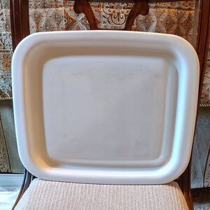 Corningware White M-3 Microwave Browner Grill
